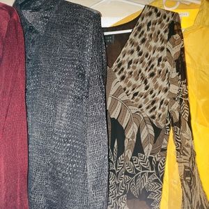 Lot of 6 silk blouses